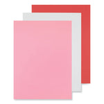 Tru-Ray Construction Paper, 70 lb Text Weight, 9 x 12, Assorted Valentine Colors, 150/Pack