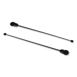 Beverage Plugs, Black, 200/Box, 10 Boxes/Carton