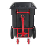 1.5 cu yd BRUTE Rotomolded Towable Tilt Truck, 2,100 lb Capacity, Black