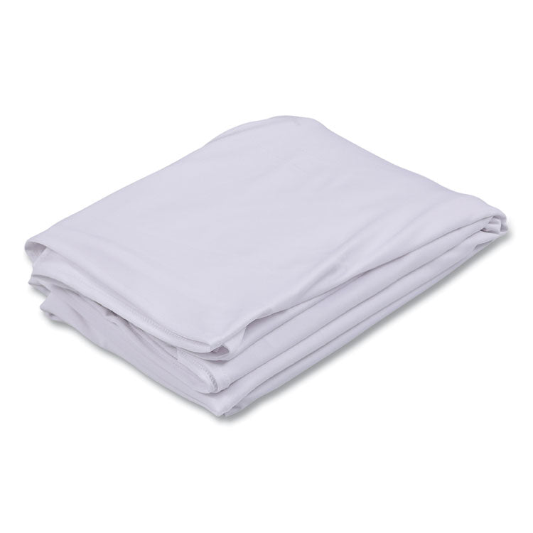 iGear Fabric Table Cover, Polyester, 30 x 72, White
