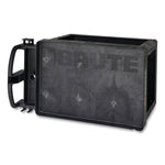 BRUTE Heavy-Duty Utility Cart with Lipped Shelves, Plastic, 2 Shelves, 500 lb Capacity, 17.13" x 38.5" x 38.88", Black