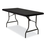 iGear Fabric Table Top Cap Cover, Polyester, 30 x 96, Black