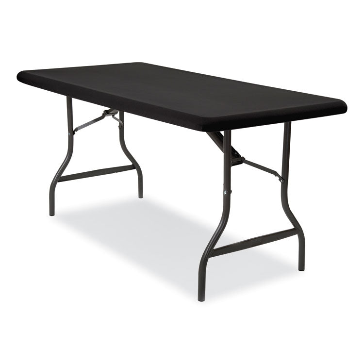 iGear Fabric Table Top Cap Cover, Polyester, 30 x 96, Black