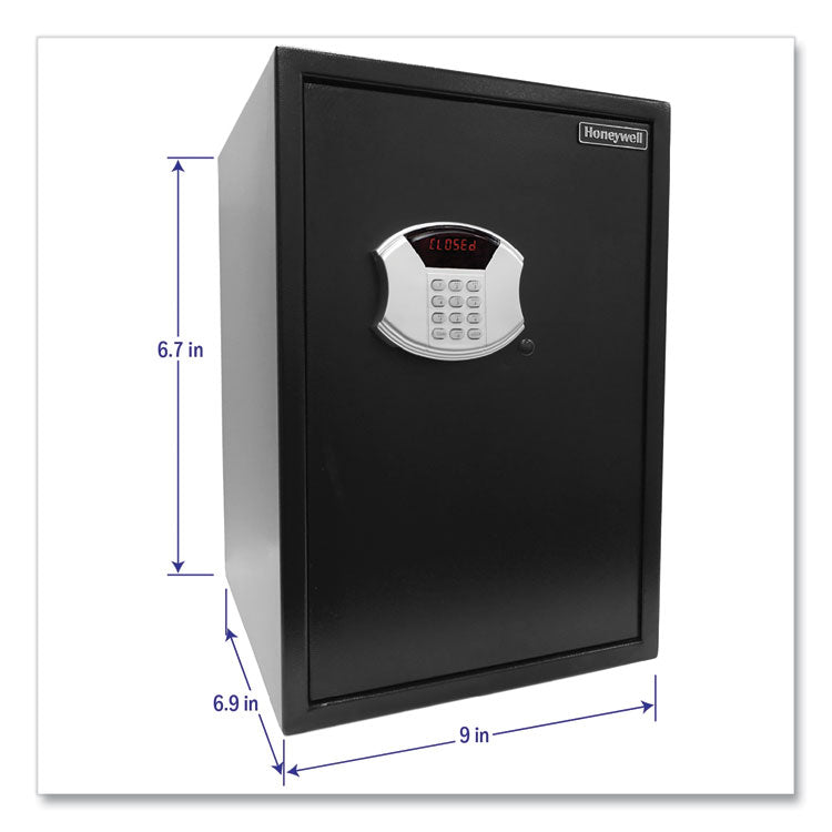 Digital Steel Security Safe with Drop Slot, 15 x 7.8 x 22, 2.87 cu ft, Black