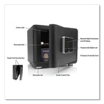 Bluetooth Smart Safe with Touch Screen, 15 x 11.8 x 11.8, 0.97 cu ft, Black