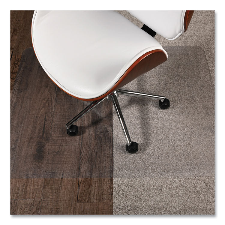 SuperGrip Chair Mat, Rectangular, 48 x 36, Clear, Ships Rolled