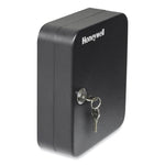 24-Slot Key Box, 6.3 x 2.9 x 7.8, Steel, Black