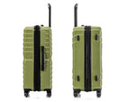 InUSA Aurum 27.98" Hardside Suitcase, 4-Wheeled Spinner, Green (IUAUR00M-GRN)