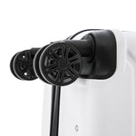 InUSA Trend 2-Piece Hardside Spinner Luggage Set, TSA Checkpoint Friendly, White (IUTRE0SM-WHI)