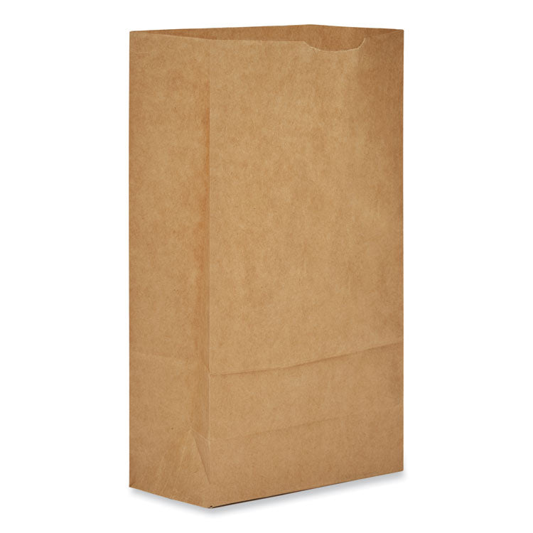 Grocery Paper Bags, 6# Size, 35# Basis Weight, 5.88" x 3.63" x 11", Kraft, 500/Bundle