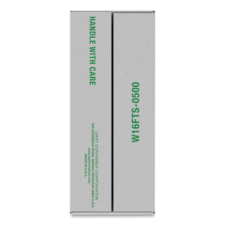Lids for Foam Cups and Containers, Fits 16 oz/20 oz Hot Cups, Plastic, Translucent, 1,000/Carton