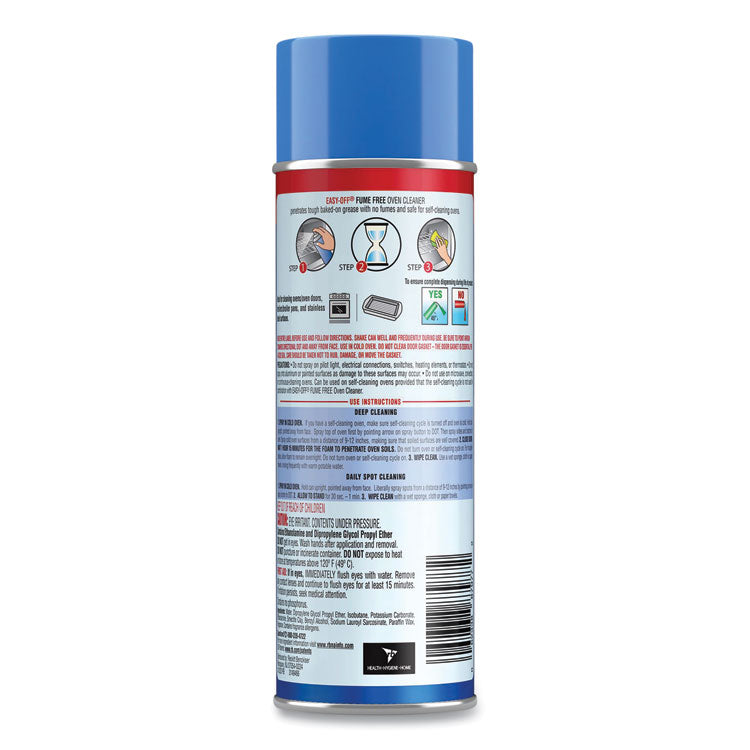 Fume-Free Oven Cleaner, Lemon Scent, 14.5 Oz Aerosol Spray