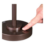 Wellness Series Restore LED Desk Lamp, 9" to 22", Rubbed Bronze