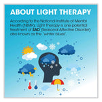 Wellness Series ClearSun LED Light Therapy Lamp, 7.88" High, White