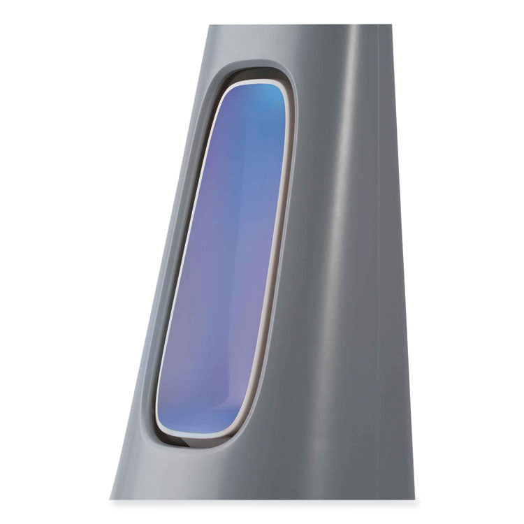 Cool Breeze Fan Lamp, 15" to 26.5" High, Gray