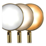 Wellness Series Direct LED Desk Lamp, 4" to 18" High, Brass