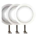 Wellness Series Harmonize LED Desk Lamp, 5" to 19" High, Silver