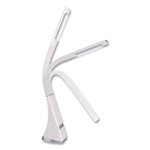 Wellness Series Recharge LED Desk Lamp, 10.75" to 18.75" High, White