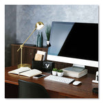 Wellness Series Direct LED Desk Lamp, 4" to 18" High, Brass