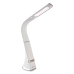 Wellness Series Recharge LED Desk Lamp, 10.75" to 18.75" High, White