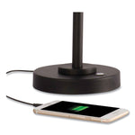 Wellness Series Balance LED Desk Lamp, 4" to 18" High, Black
