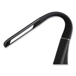 Wellness Series Recharge LED Desk Lamp, 10.75" to 18.75" High, Black