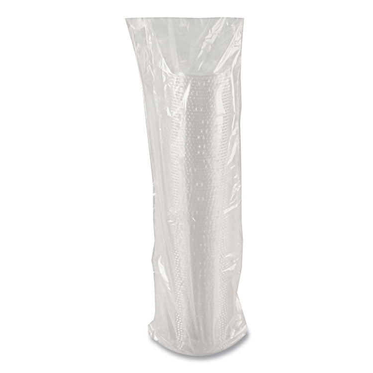 Greenware Cold Drink Lids, X-Slot, Fits 12 oz to 20 oz Cold Cups, Plastic, Clear, 1,000/Carton