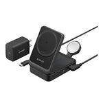 Anker MagGo Foldable 3 in 1 Wireless Charging Station, Black (B2557J11-1)