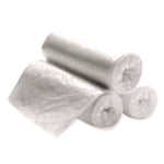 High Density Can Liners, 16 gal, 8 mic, 24" x 31", Natural, Interleaved Roll, 50 Bags/Roll, 20 Rolls/Carton
