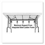 Adjustable Folding Tables, Rectangular, 72" x 30" x 22" to 32", Gray Granite Top, Black Legs, 4/Pallet