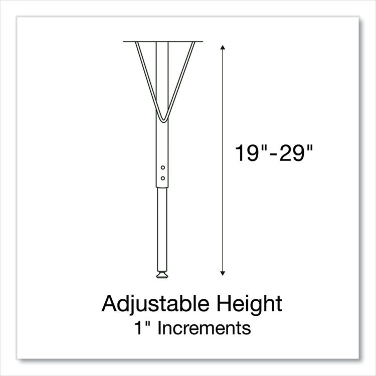 Adjustable Activity Tables, Kidney Shaped, 72" x 48" x 19" to 29", Gray Top, Gray Legs, 4/Pallet