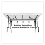 Adjustable Folding Tables, Rectangular, 72" x 30" x 22" to 32", Green Top, Black Base, 4/Pallet