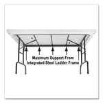 Adjustable Folding Tables, Rectangular, 60" x 30" x 22" to 32", Mocha Granite Top, Brown Legs, 4/Pallet