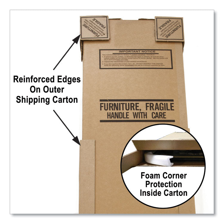 Adjustable Folding Table, Rectangular, 48" x 24" x 22" to 32", Red Top, Black Legs, 4/Pallet