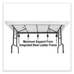 Adjustable Folding Tables, Rectangular, 72" x 30" x 22" to 32", Red Top, Black Base, 4/Pallet