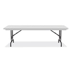 Adjustable Folding Tables, Rectangular, 60" x 30" x 22" to 32", Gray Granite Top, Black Legs, 4/Pallet