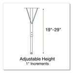 Adjustable Activity Table, Kidney Shape, 72" x 48" x 19" to 29", Medium Oak Top, Gray Legs, 4/Pallet