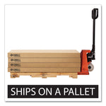 Adjustable Folding Tables, Rectangular, 60" x 30" x 22" to 32", Red Top, Black Legs, 4/Pallet