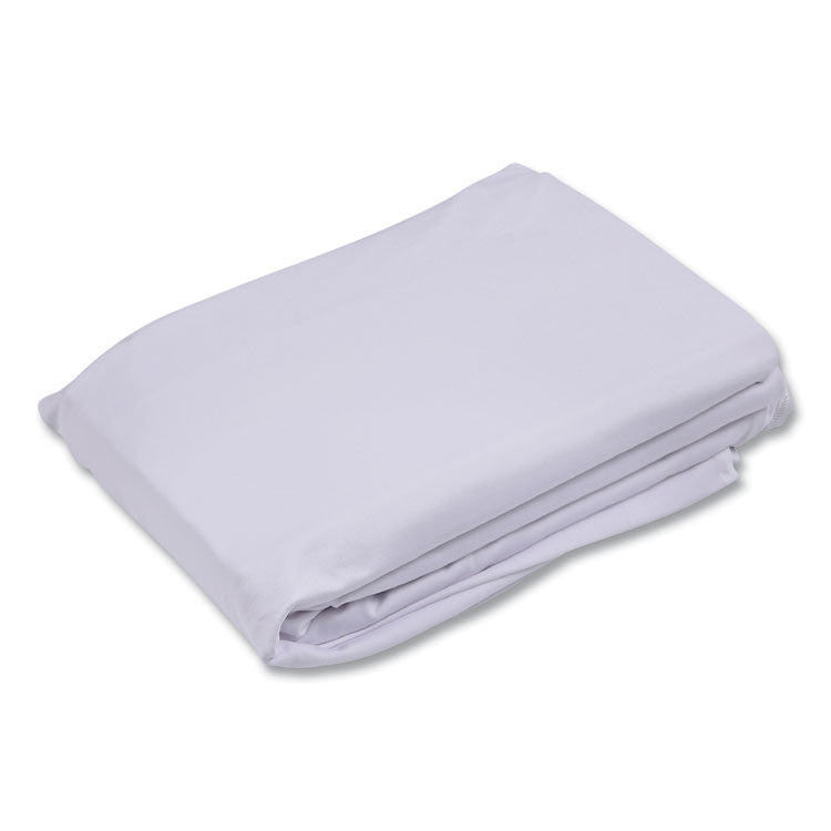 iGear Fabric Table Cover, Polyester, 30 x 96, White