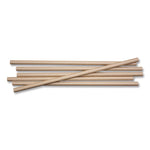 Sustainable Kraft Paper Straws, 8", 6,000/Carton