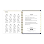 Day Designer Peyton Create-Your-Own Cover Weekly/Monthly Planner, Floral, 11 x 8.5, Navy, 12-Month (July to June): 2025-2026