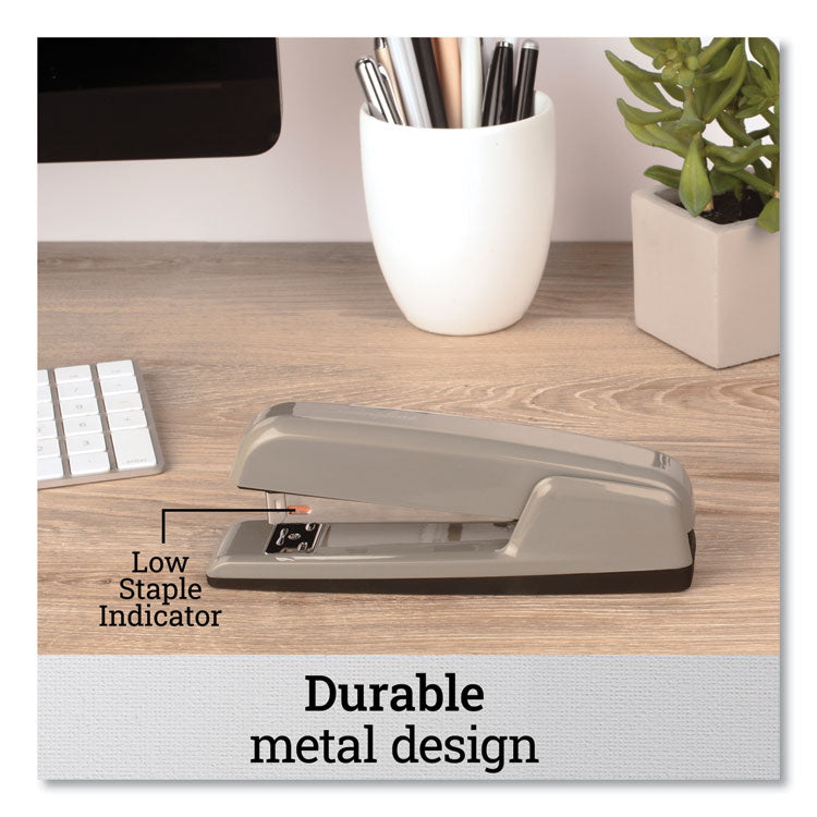 747 Business Full Strip Desk Stapler, 30-Sheet Capacity, Steel Gray