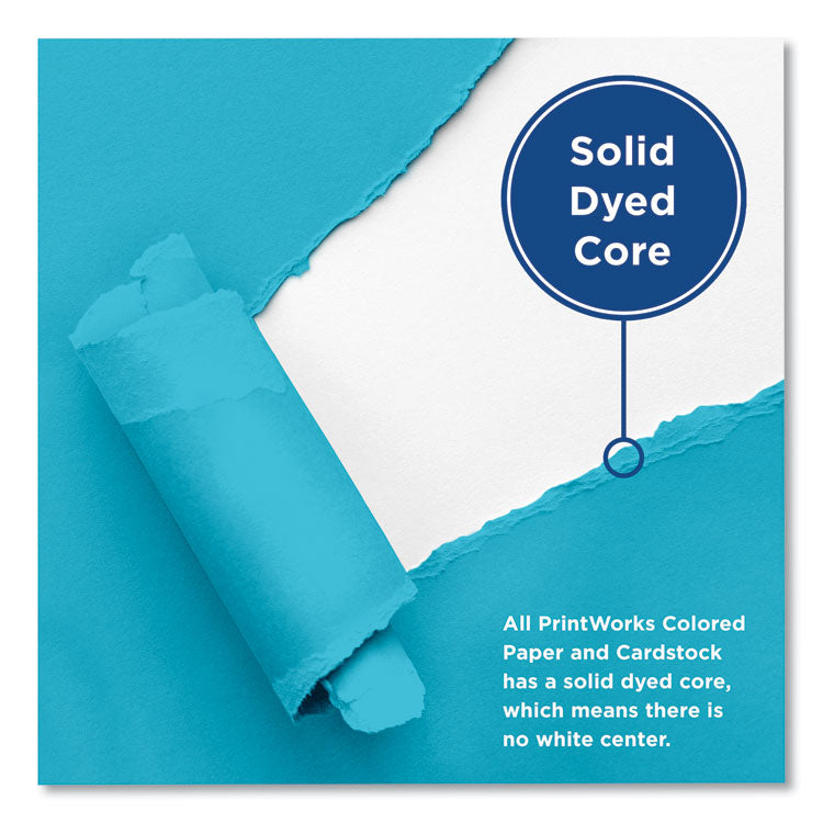 Color Paper, 24 lb Text Weight, 8.5 x 11, Blue, 500/Ream