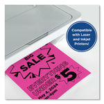 Color Paper, 24 lb Text Weight, 8.5 x 11, Fuchsia, 500/Ream