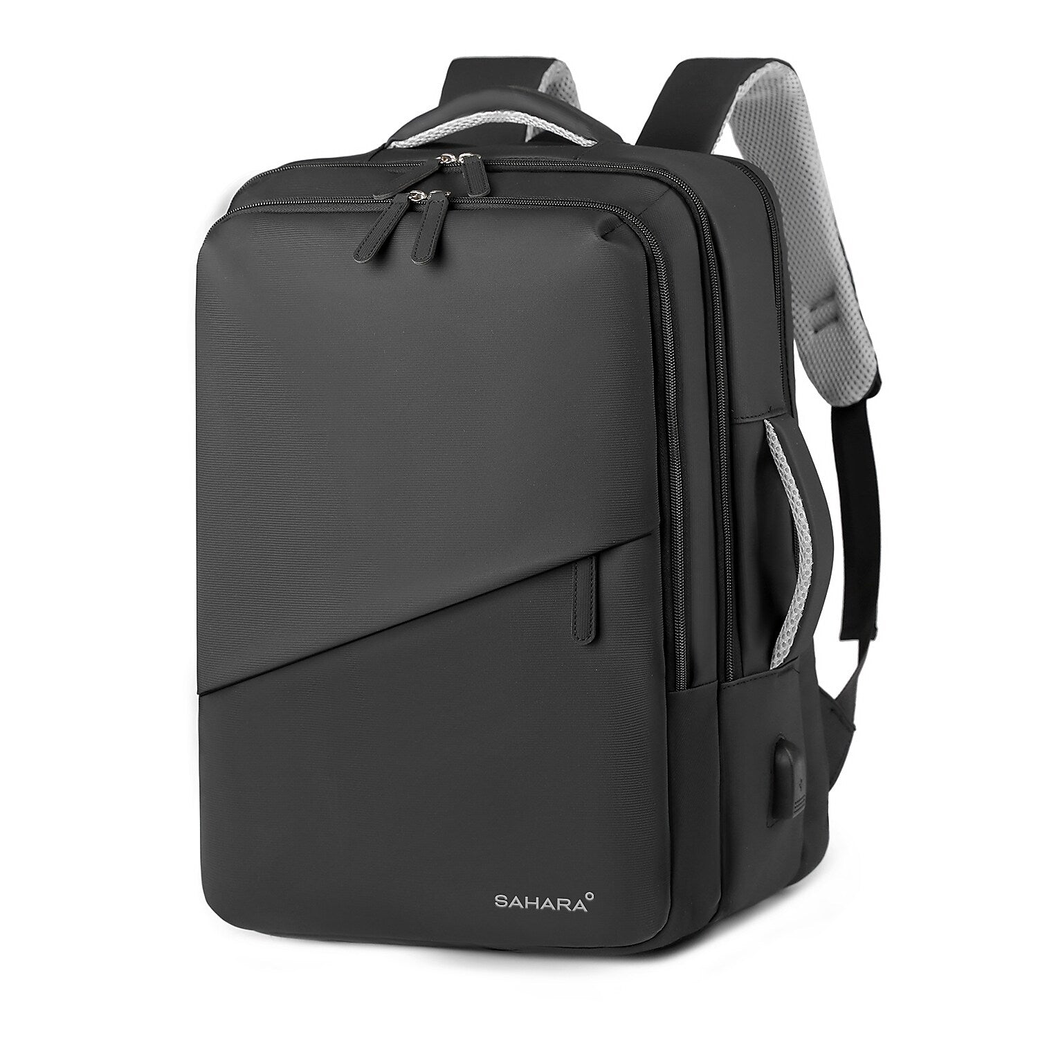 SaharaCase Multi-Compartment 16" Nylon Laptop Bag, Black (LT00099)