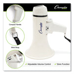 Megaphone, 4 W to 8 W, 400 yds Range, White