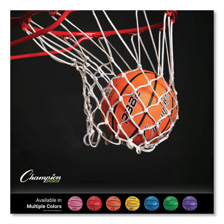 Rubber Sports Ball, Basketball, No. 5 Size, Junior Size, Orange