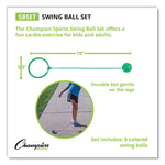 Swing Ball Set, 5.5" Diameter, Assorted Colors, 6/set