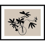 Amanti Art Beige Etchings III Poster by Urban Road Wood Framed Wall Art Print, 33" x 26" (A42675547894)