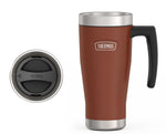 Thermos Icon Stainless Steel Vacuum Insulated Travel Mug, 16 oz., Saddle (EAIS1002SD4)